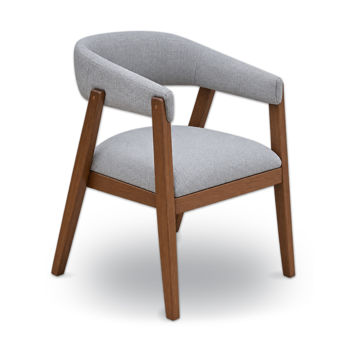 Silla Tuny de madera maciza con diseño moderno para comedor.
