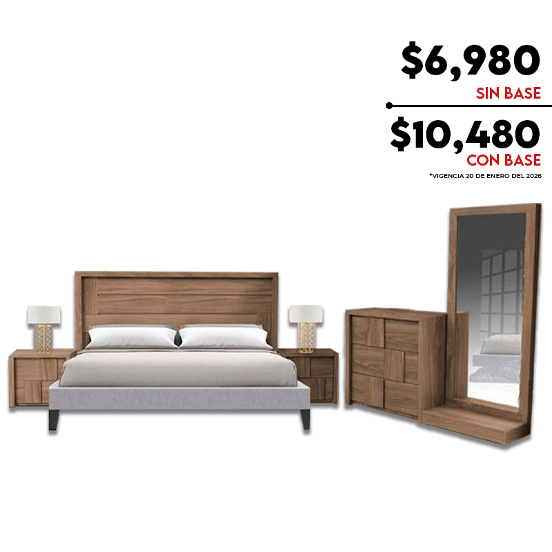 Recámara Marsella Nogal