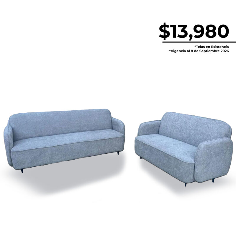 Sala Chester de 2 piezas con sofá y love seat tapizados